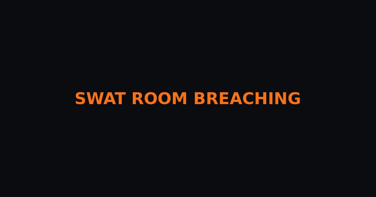 SWAT Room Breaching: Advanced CQB Tactics in Time Shooter 3